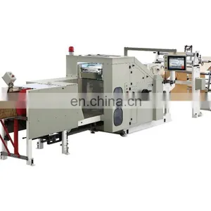 HAS VIDEO Rectangular Flat Bottom Paper Bag Making Machine thumbnail-1