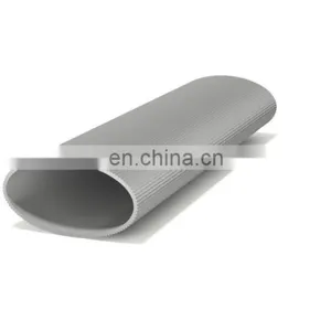 SHENGXIN Oval Aluminium Pipe Powder Coated Anodized Oval Aluminium Proiles for Oval Hanger Rail thumbnail-3