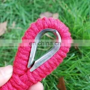 200*80cm Outdoor Colorful Striped Camping Hammock For Garden Sports Home Travel Camping Swing Thick Canvas Hanging Hammock thumbnail-2