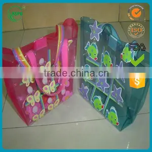 Pvc Plastic Packaging Bag With Handle thumbnail-1