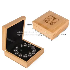 Bamboo and Wood Jewelry Box Bracelet String Packing Box With Customized Logo thumbnail-4