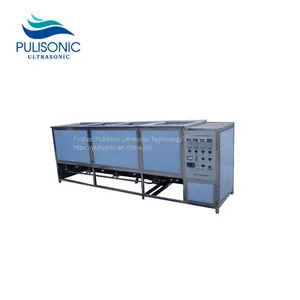Multi Tanks Ultrasonic Cleaning Machine 28-40K For Metal Nut Parts Removing Oil With Drying thumbnail-2