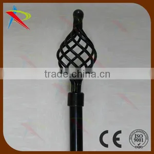 Artistic Exported Curtain Rod Finials of Nickel Black Rod thumbnail-1