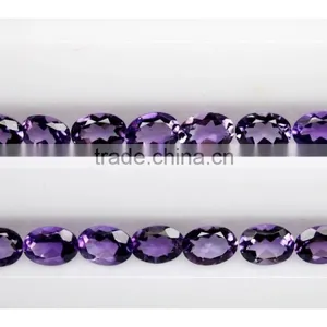 7x5mm Oval Amethyst From Brazil Loose Gemstones thumbnail-1