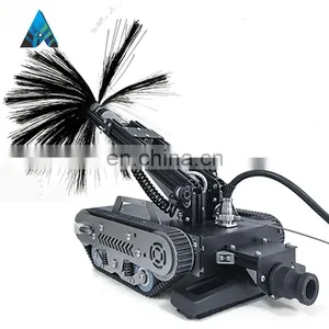 Ventilation Duct Cleaning Robot Rotary Brush Stainless Steel Pipe Duct Cleaning Machine thumbnail-5