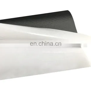 300g Flex Banner Rolls,outdoor Banner,banner Flex Material Rolls Fabric (hot Lamination,glossy,500*500 9*9,black Back ) thumbnail-1