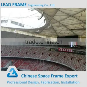 Membrane and Steel Space Frame for Outdoor Bleacher Structure Roof thumbnail-2