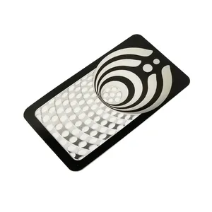 Wholesale Custom Logo Credit Stainless Steel Metal Herb Weed Grinder Cards thumbnail-1