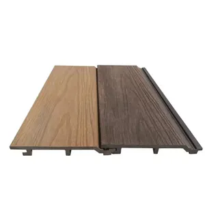 Outdoor 3d Wall Panels High Quality Exterior Wall Decoration Waterproof Composite Wpc Outdoor Wall Cladding thumbnail-3