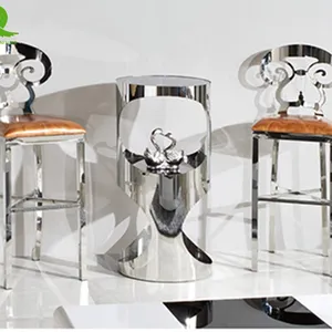 Hot Sell Wedding Stainless Steel Bar Table Decoration for Wedding Event Display Racks on Sale thumbnail-5