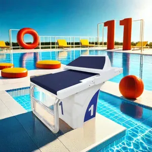 Stainless Steel Starting Block Training Jumping Platform Swim Competition Boards for Pool thumbnail-1