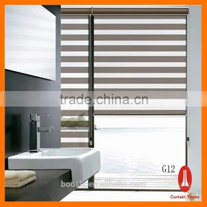 Electric Day & Night Zebra Roller Blind With Colorful Fabric Quality Choice thumbnail-2