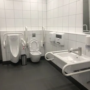 Japanese Bathroom Handrails, Accessible Handrails, Toilet Grab Bars, Elderly Safety Handrails thumbnail-3