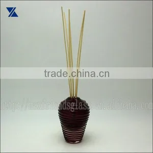Cased Art Glass Bud Vase Perfume Bottle Scent Bottle Reed Diffuser Hand Made thumbnail-1