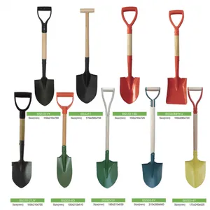 Ghana Factory Direct Produce Offset D Handle Hard Wood Steel Shovel thumbnail-1