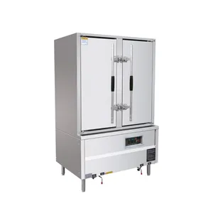 Industrial Electric Steamer 1150*810*1900mm for 24 Pans With 380V Rated Voltage thumbnail-1