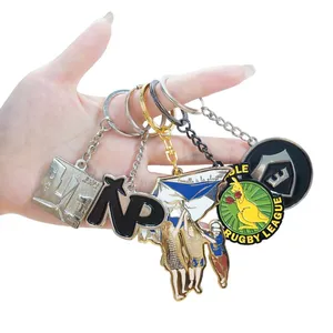 Custom Made Metal Key Ring Vintage Zinc Alloy Metal Key Holder With Custom Logo Fashion Pendant 3d Metal Keychain thumbnail-1