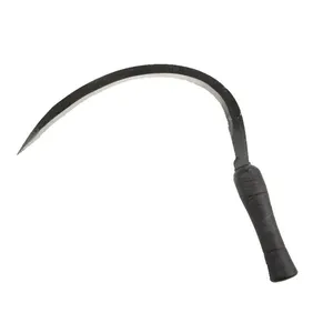 Sharp Carbon Steel Agricultural Sickle for Rice Wheat Grass Cutting and Field Harvesting Work thumbnail-2
