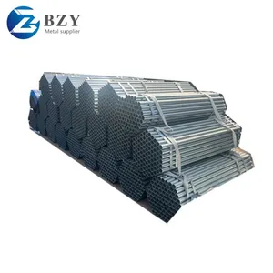 Hot Rolled Galvanized Steel Round ERW Pipe API/JIS Certified High Quality Construction & Drill Pipe thumbnail-4