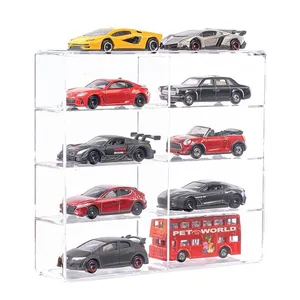 Hot Sell 1:64 Diecast Parking Spaces Sot Scene Model Car Storage Box Display Box 8 Grids 1:64 Display Case thumbnail-3
