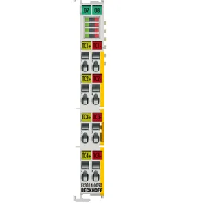 Beckhoff EL3314-0090 EtherCAT 4-Channel Thermocouple Input Terminal 16-Bit Temperature Measurement TwinSAFE SC Module thumbnail-1