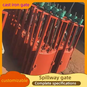 Integrated Machine Cast Iron Gate Stable Flow Control Sluice Gate for Rural Farm Irrigation Canal System thumbnail-3