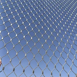 Stainless Steel Animal Barrier Netting 304 2.0mm Wire Welded Mesh 50x100mm Panel thumbnail-1