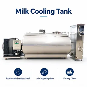Efficient Cooling Milk Chilling Tank Raw Milk Refrigeration Storage Tank thumbnail-1