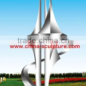 Modern Outdoor Abstract Metal Sculpture for Garden Decoration thumbnail-1