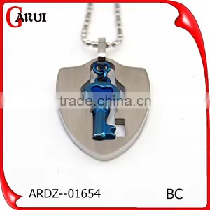Vacuum Plating Color Stainless Steel Pendants Jewellry Couple Key Pendant thumbnail-4