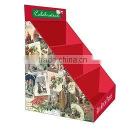 Fashion Pink Countertop Paper Cardboard Counter Displays Easy to Assemble thumbnail-1