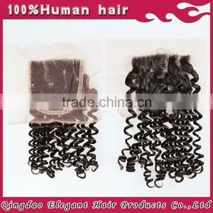 2015 New Elegant Hair Products Drop Shipping Suppliers Indian Remy Hair Weave Hairline Closure thumbnail-4