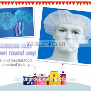 Disposable Nurse Round Cap,head Cap,shower Cap thumbnail-1
