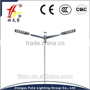 40W and 40W Double Arms Electric Led Street Light With Spining Processing Aluminum Lighting Pole thumbnail-2