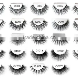 False Eyelashes Hot Selling 100% 3D Mink Fur Eyelashes ,eyelash, Wholesale Eyelash thumbnail-1
