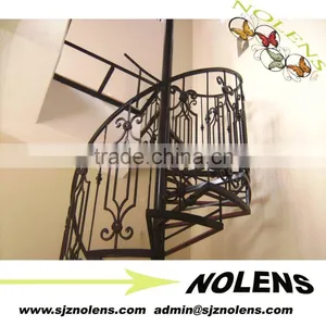 Decorative Wrought Iron Indoor & Outdoor Stair Railings Design thumbnail-1