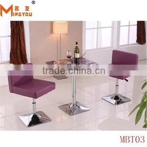 Popular Bar Table With Metal Base thumbnail-1