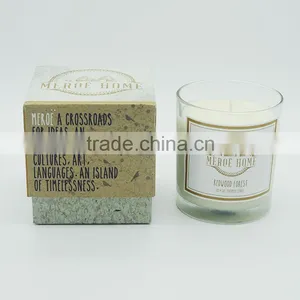 Custom Scented Soybean Candle With Carboard Gift Box thumbnail-1