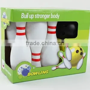 22cm Smile Face Bowling Set Sport Toy for Kids With 6 Bottles and 1 Ball thumbnail-5