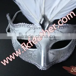 Wholesale Party Mask Masquerade Mask Goose Feather Mask For Carnival thumbnail-5