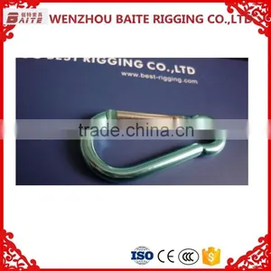 Wholesale Mini Carabiner Aluminum Hook ,Outdoor Embossed D Shaped Carabiner Bit Aluminum Snap Hook,Colorful Aluminum Hook thumbnail-5
