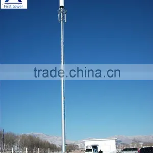 Telecommunication Steel Monopole Tower, Antenna Tower thumbnail-6