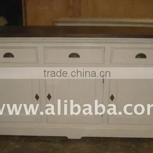 Dresser 3 Drawers With 3 Doors - Wooden Dresser thumbnail-1