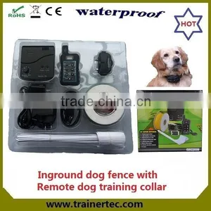 Rechargeable and Waterproof Indoor Fencing for Dogs & 300 Meter Dog Shock Collar thumbnail-1
