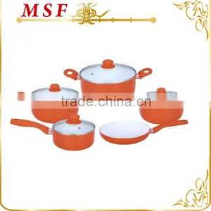 MSF-6266-casserole Professional Aluminum Cookware Pressing Aluminum Casserole Hot Pot Heat Resistant Silicon Handles thumbnail-6
