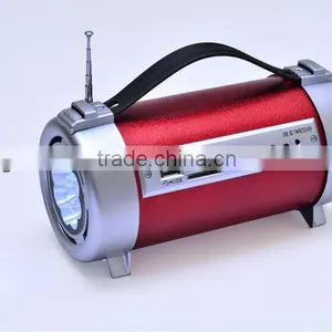 New Design Portable Mini Speaker USB Disk SD Card FM Radio Sound Box thumbnail-1