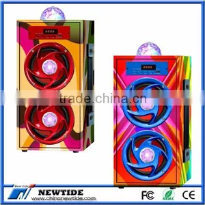 NT-WS002 Trade Assurance Supplier LED Wood Speaker thumbnail-3