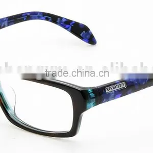 Acetate Optical Eyeglasses for Men With Multi Colorful Marble Grain Tortoise thumbnail-3