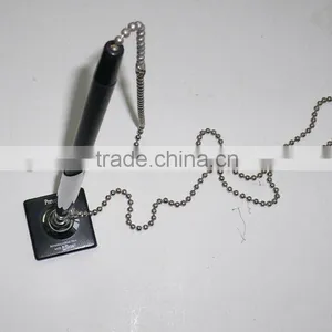 Wholesale Promotion Table Pen,metal Desk Pen With Chain for Bank,office and Hotel thumbnail-1