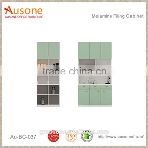 Ausone Office Furniture Office Credenza MFC Melamine High Cabinet thumbnail-1